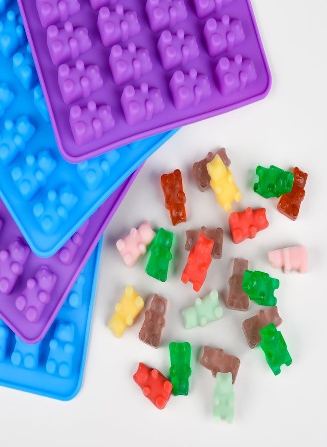 CAKETIME Gummy Molds Gummy Bear Mold 2 ml Silicone Candy Molds Bigger Food Grade Silicone with 2 Droppers - Image 2